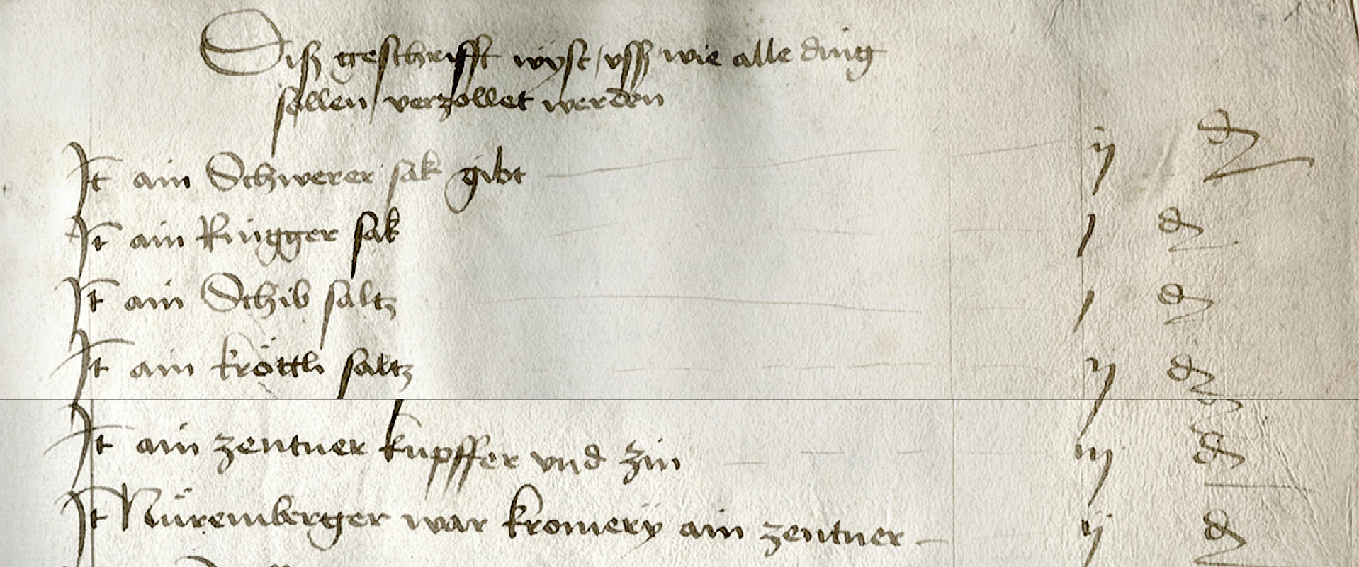 Gredbuch von Steinach: Wirtschaftliche Ausrichtung des Appenzellerlands auf den Bodensee (1477/78)